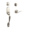 Garrone Entry D/C w/Flutto Lever SN BP in Satin Nickel