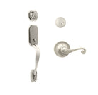 Garrone Entry D/C w/Spira Lever SN BP in Satin Nickel