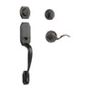 Garrone Entry I/C w/Flutto Lever VB BP in Venetian Bronze