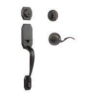 Garrone Entry I/C w/Flutto Lever VB BP in Venetian Bronze