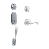 Garrone Entry I/C w/Spira Lever PC BP in Polished Chrome