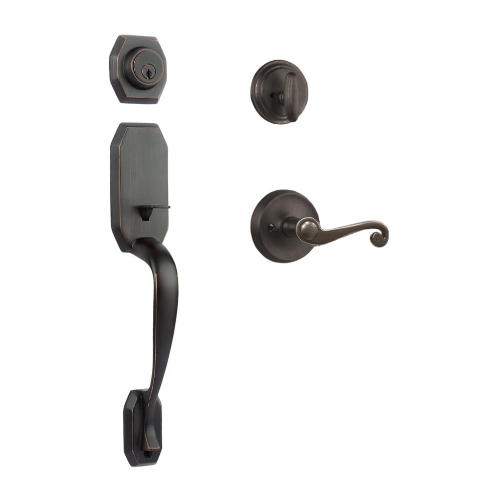 Garrone Entry S/C w/Spira Lever VB BP in Venetian Bronze