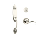 N2LOK Loire double cylinder entrance set with Flutto lever handle, featuring durable hardware and sleek design for secure entry.