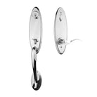 Loire Entry I/C w/Flutto Lever PC BP in Polished Chrome