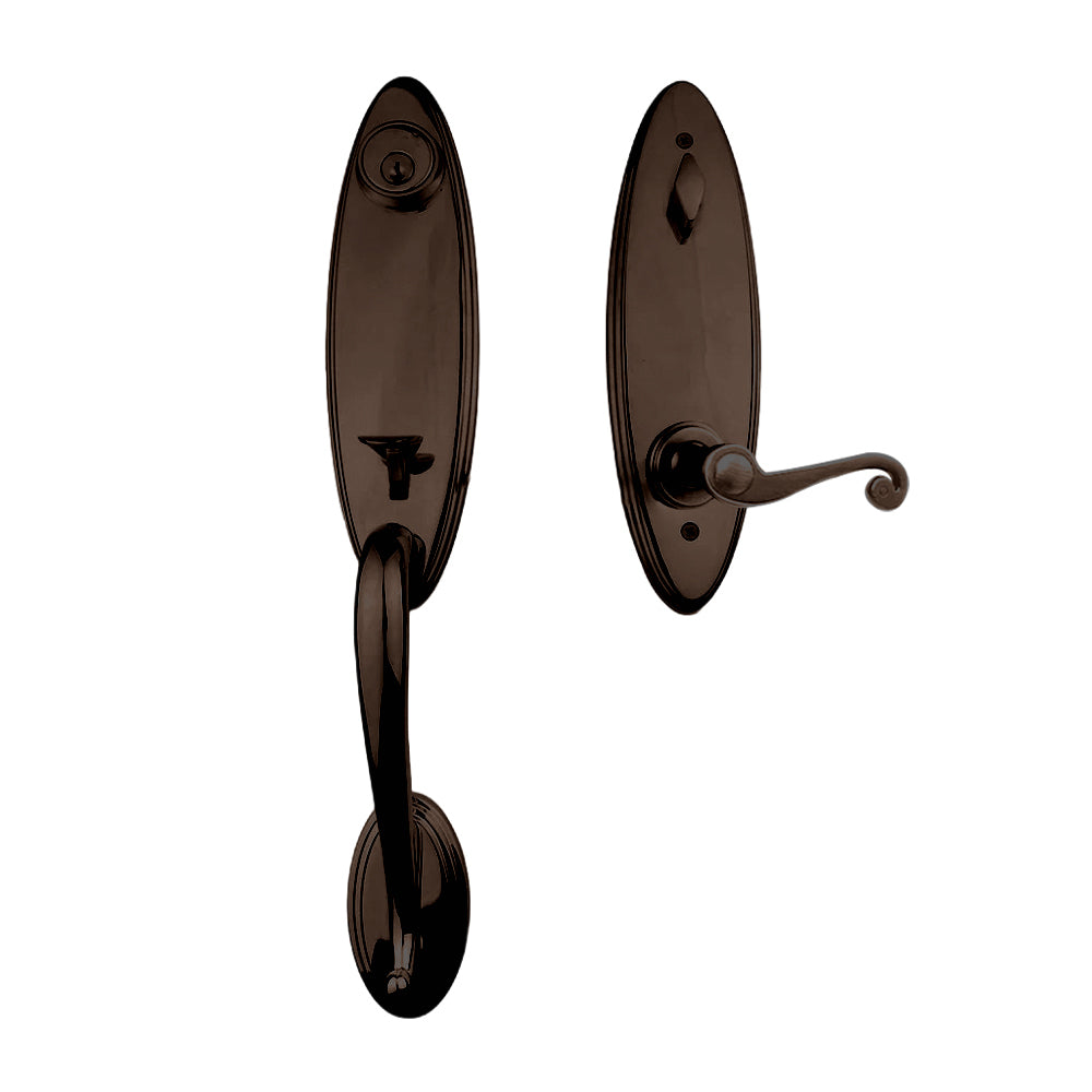 Loire Entry I/C w/Spira Lever VB BP in Venetian Bronze