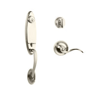 Loire Entry S/C w/Flutto Lever SN BP in Satin Nickel