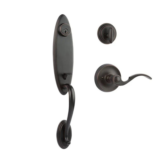 Loire Entry S/C w/Flutto Lever VB BP in Venetian Bronze