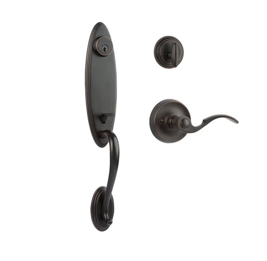 Loire Entry S/C w/Flutto Lever VB BP in Venetian Bronze