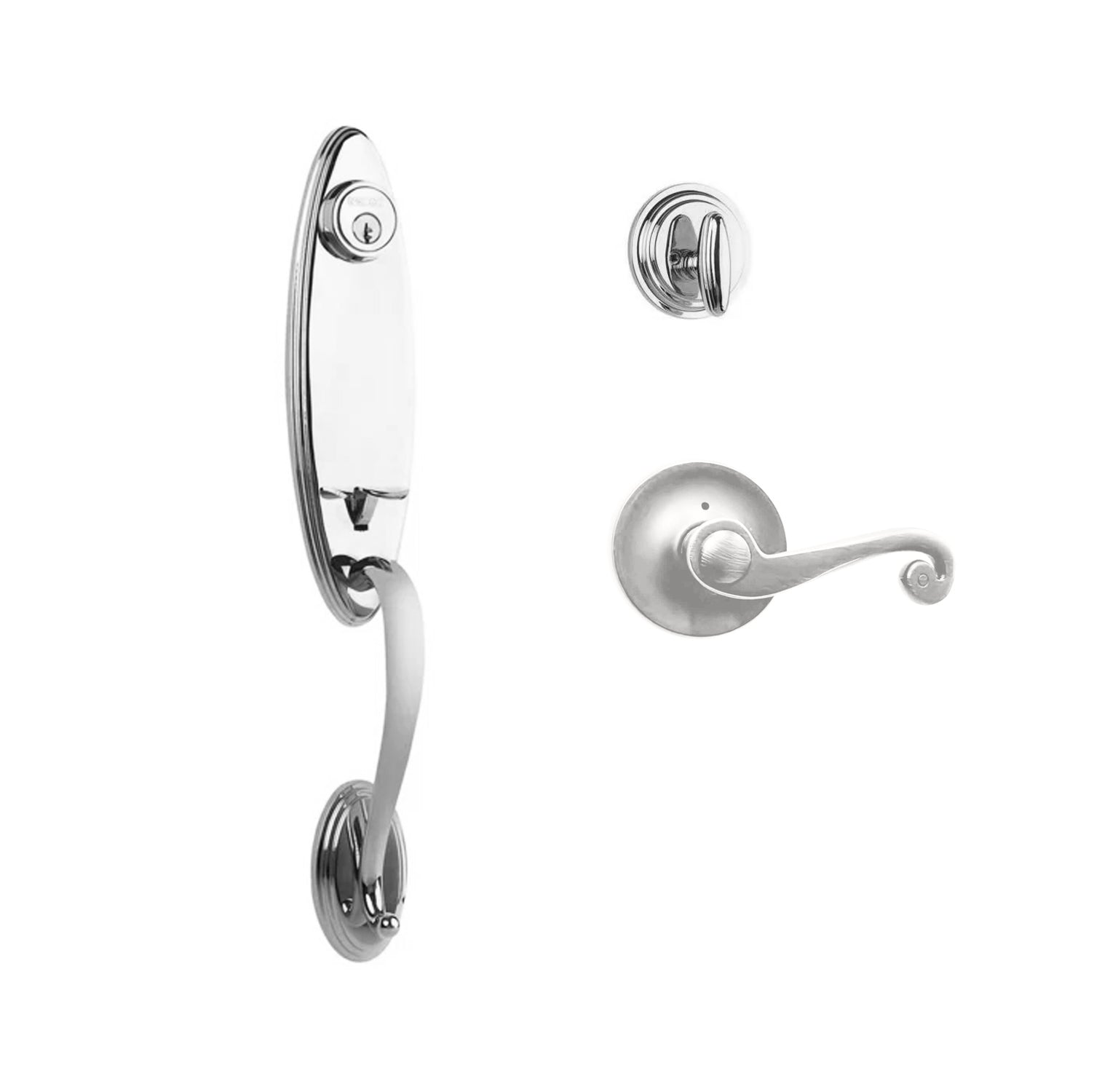 Loire Entry S/C w/Spira Lever PC BP in Polished Chrome