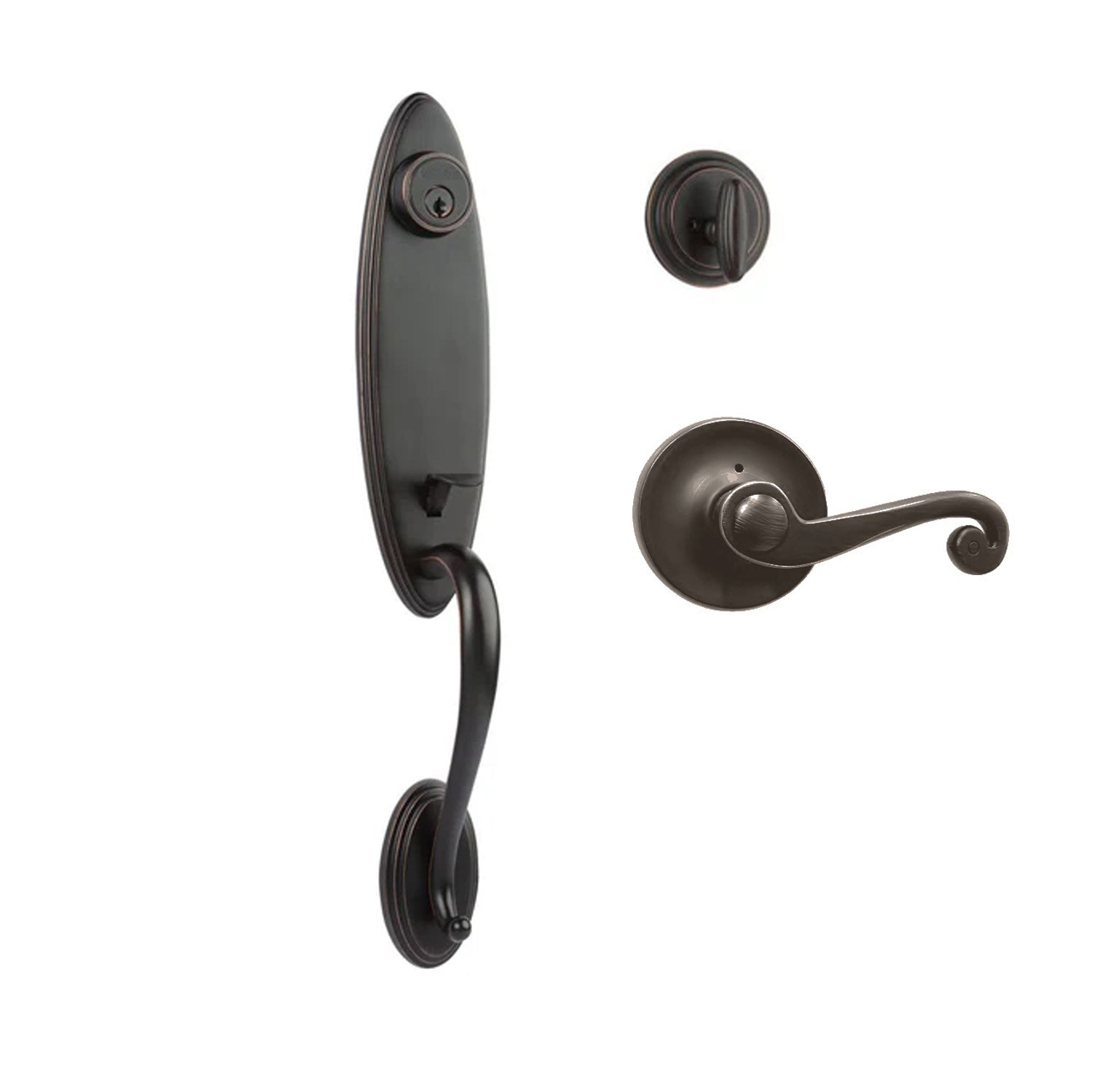 Loire Entry S/C w/Spira Lever VB BP in Venetian Bronze