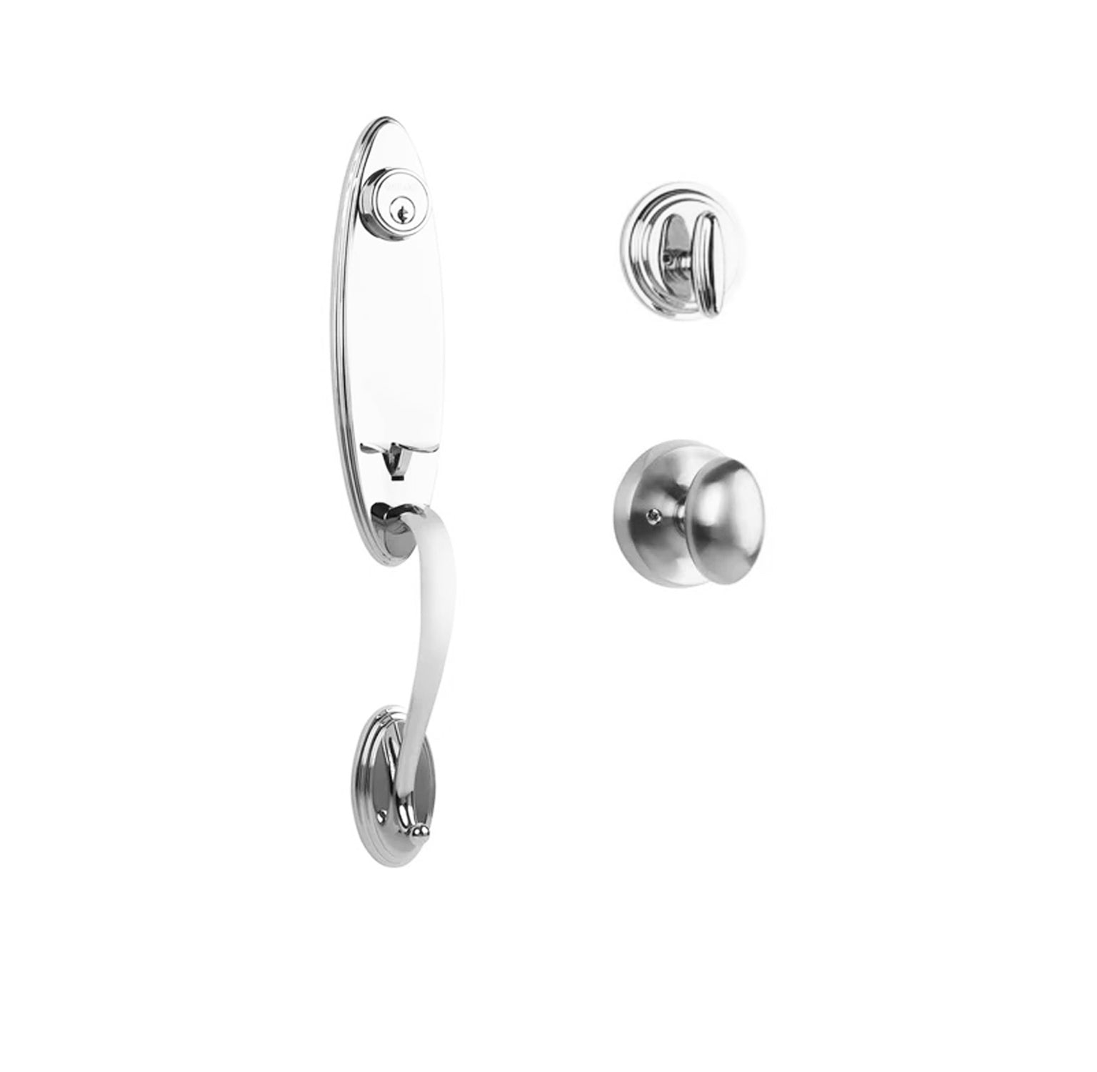 Loire Entry S/C w/Uovo Knob PC BP in Polished Chrome