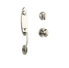 Loire Entry S/C w/Uovo Knob SN BP in Satin Nickel
