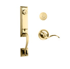 N2LOK Siene double cylinder entrance set with Flutto lever handle, durable hardware for secure door entry.