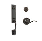 N2LOK Siene Double Cylinder Entrance Set with Flutto lever handle, durable hardware for secure door entry.