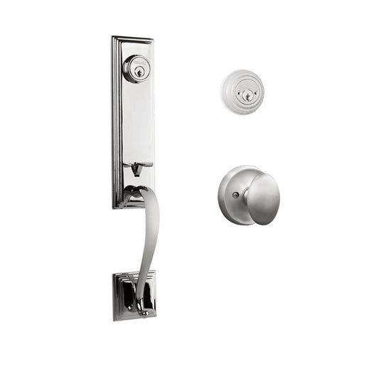 Seine Entry D/C w/Uovo Knob PC BP in Polished Chrome