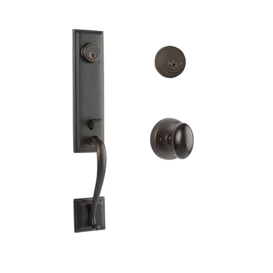 Seine Entry D/C w/Uovo Knob VB BP in Venetian Bronze