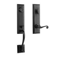 N2LOK Seine Interconnect Entrance Set with spiral lever handle, durable hardware for secure, stylish door access.