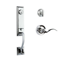 Seine Entry S/C w/Flutto Lever PC BP in Polished Chrome