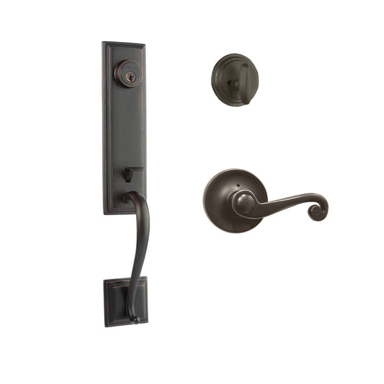 Seine Entry S/C w/Spira Lever VB BP in Venetian Bronze