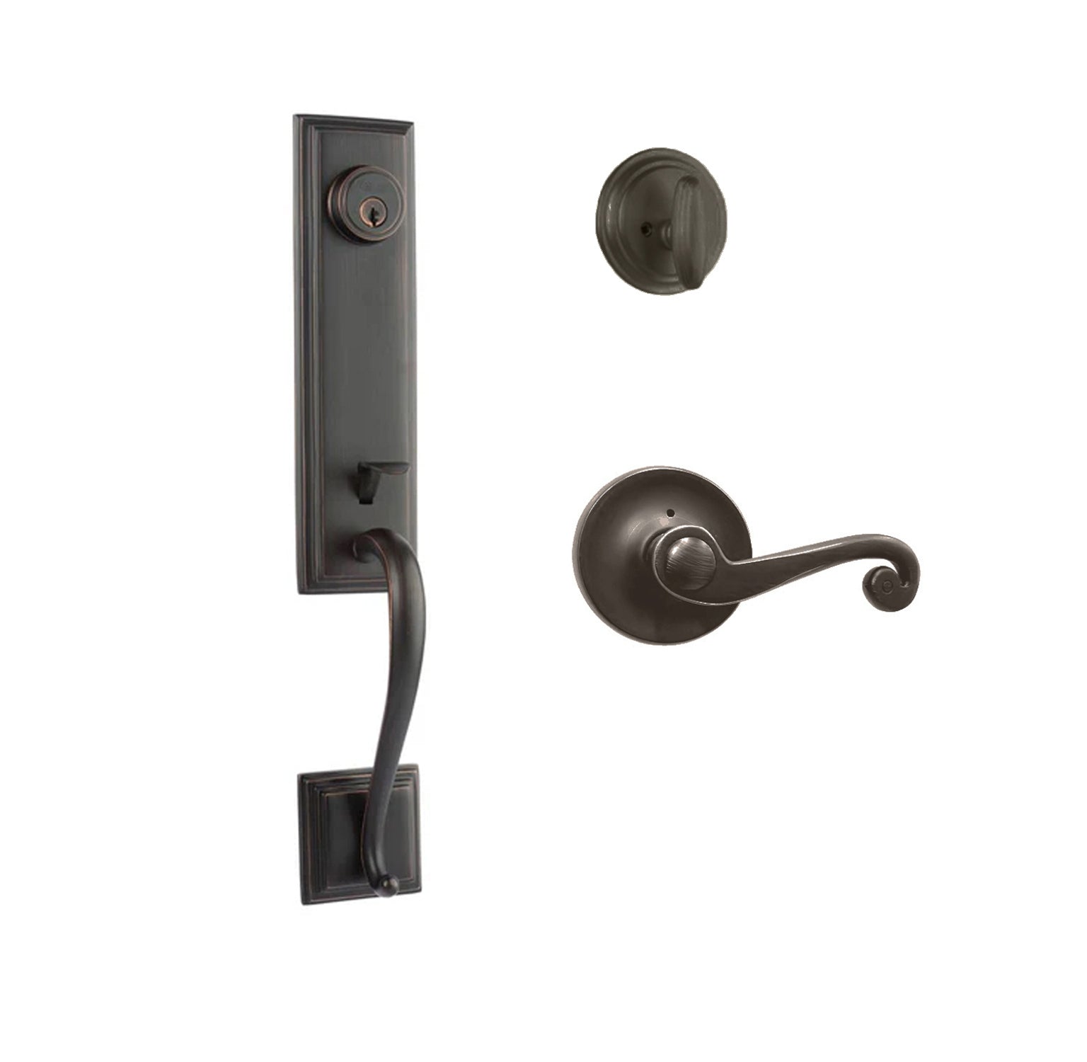 Seine Entry S/C w/Spira Lever VB BP in Venetian Bronze