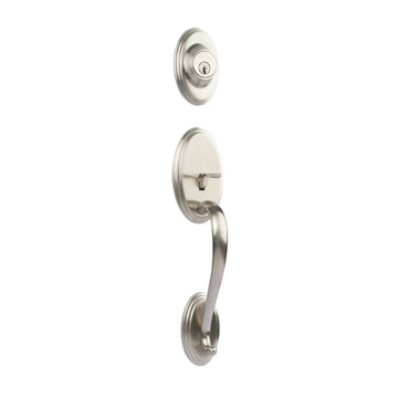 Somme Entry D/C w/Flutto Lever SN BP in Satin Nickel