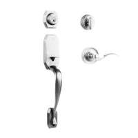 Garrone Entry S/C w/Flutto Lever PC BP in Polished Chrome