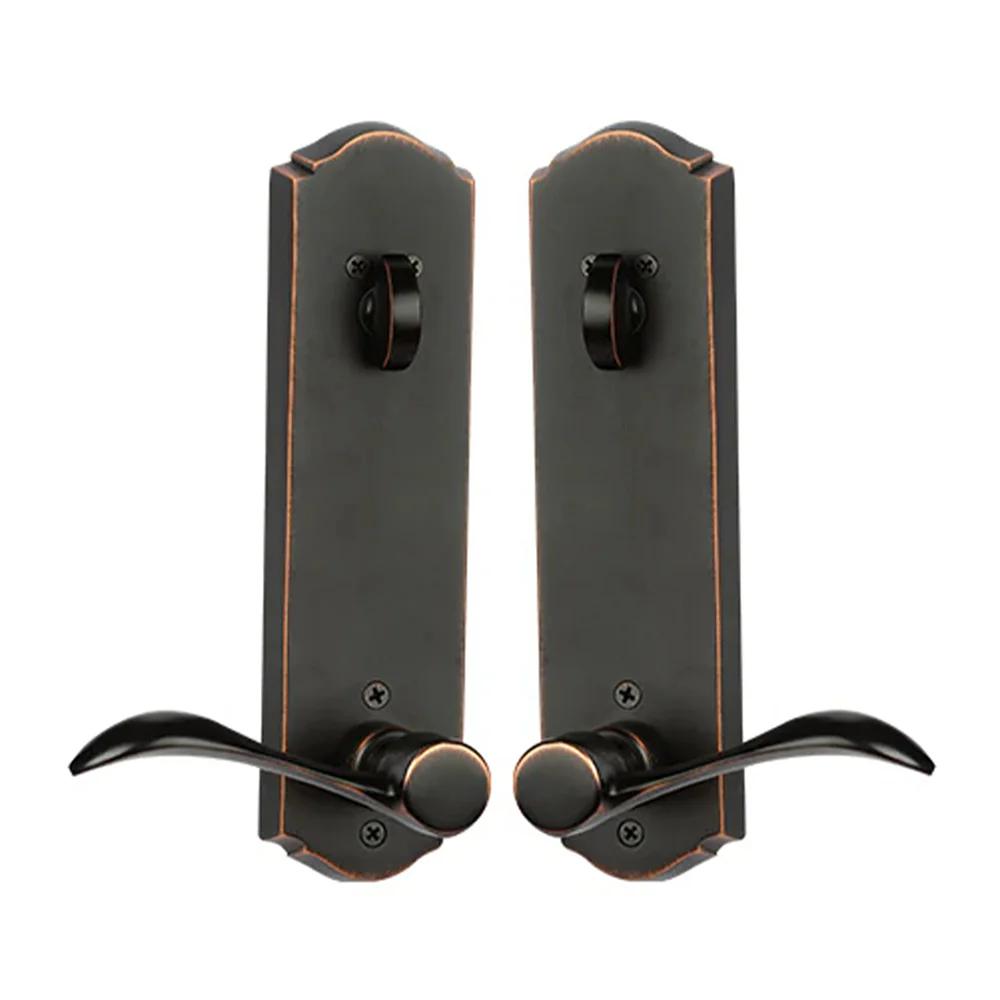 Wave Lever Etna Privacy LH VB BP in Venetian Bronze
