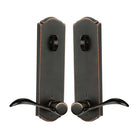 Wave Lever Etna Privacy LH VB BP in Venetian Bronze
