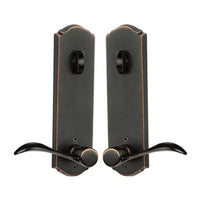 Wave Lever Etna Privacy LH VB BP in Venetian Bronze