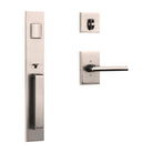 Agrigento Handleset S/C Straight Lever DSN BP in Satin Nickel
