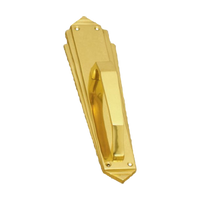 Art Deco Handle PB 280x67mm in Polished Brass