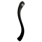 Entrance Handle Double Helix Black -400mm in Black