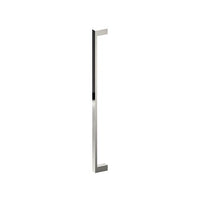 BAR Entrance Pull Handles, Stainless Steel, 25mm x 13mm x 600mm CTC (Back to Back Pair) in Polished Stainless Steel