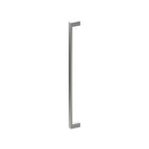 BAR Entrance Pull Handles, Stainless Steel, 25mm x 13mm x 600mm CTC (Back to Back Pair) in Satin Stainless