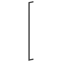 Stainless steel CETINA entrance pull handle by Style Finish Doorware, 25mm diameter, mounted on door for easy grip.