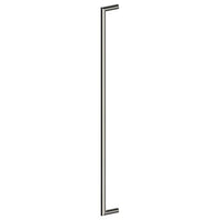Stainless steel CETINA entrance pull handle by Style Finish Doorware, 25mm diameter, sleek door hardware for modern entrances.