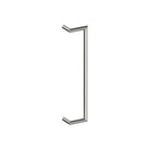 CETINA OFFSET Entrance Pull Handles, Stainless Steel, 25mm Ø x 600mm CTC (Back to Back Pair) in Satin Stainless