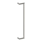 CETINA OFFSET Entrance Pull Handles, Stainless Steel, 25mm Ø x 800mm CTC (Back to Back Pair) in Satin Stainless
