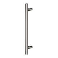 DUO Entrance Pull Handles, Stainless Steel, 32mm Ø x 600mm CTC (Back to Back Pair) in Polished Stainless