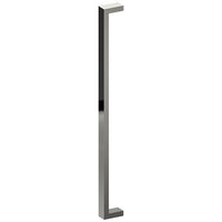 LINEA Entrance Pull Handles, Stainless Steel, 38mm x 25mm x 800mm CTC (Back to Back Pair) in Polished Stainless