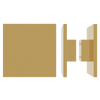 Pair of M03 Square Entrance Pull Handles, 10mm Face, 150mm x 150mm in Satin Anodised Brass SFD#3