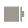 Single M03 Square Entrance Pull Handle, 10mm Face, 150mm x 150mm in Satin Anodised Nickel SFD#D