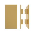 Style Finish Doorware M04 rectangular entrance pull handle with 10mm face, featuring a sleek design and polished surface.