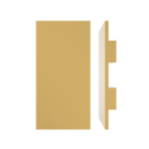 Rectangular entrance pull handle with 10mm face by Style Finish Doorware, installed on a door, showcasing sleek metal design.