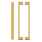 Style Finish Doorware M05 entrance pull handles, 25mm diameter, with a sleek finish, suitable for modern doors.