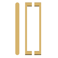 Style Finish Doorware M05 entrance pull handles, 25mm diameter, with a sleek finish, suitable for modern doors.