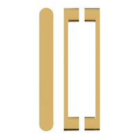 Style Finish Doorware M05 Entrance Pull Handles, 40mm, polished brass finish, modern door hardware with sleek design