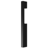 Single Blade Pull Handle with Cutout, 900mm long x 19mm wide x 40mm projection, surface fixed in Satin Anodised Gunmetal CO#3