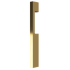 Single Blade Pull Handle with Cutout, 900mm long x 19mm wide x 40mm projection, surface fixed in Satin Anodised Brass SFD#3