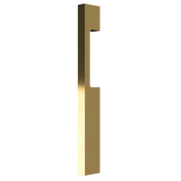 Stylish M09 Blade Pull with cutout, single surface fix by Style Finish Doorware, shown on a door with a sleek, modern design.